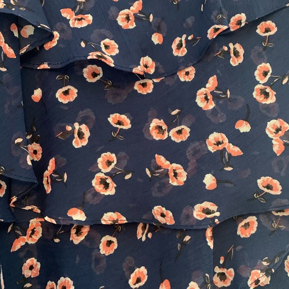 Torrid Y2K Cottagecore Floral Chiffon Layered Ruffle Tank - Size 3X - Picture 9 of 10